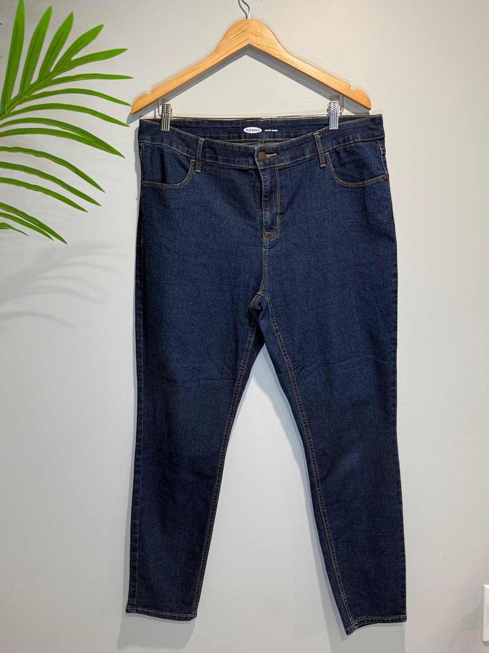 Old Navy Women's Dark Blue Skinny Jeans
